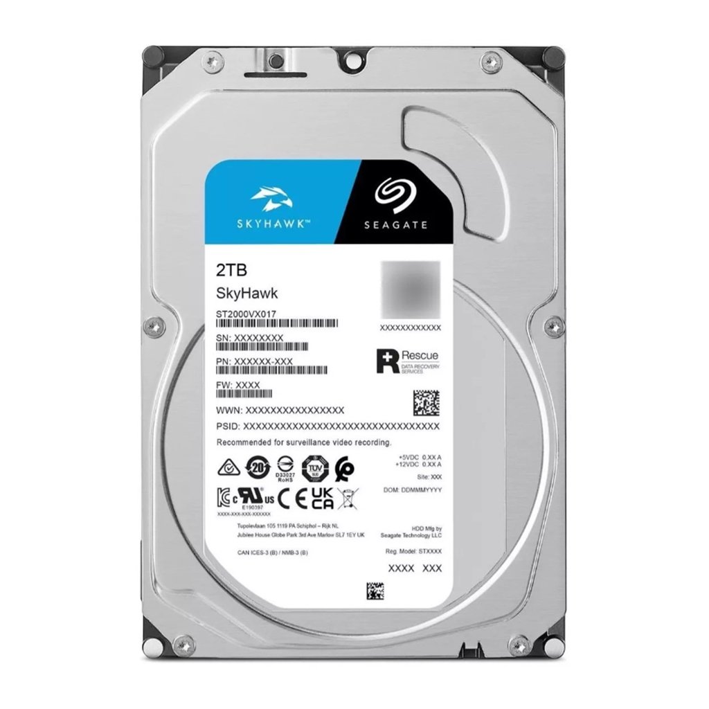 Imagen del Producto: [ST2000VX017] DISCO DURO 2TB SKYHAWK SATA III 5400 RPM CACHE 256MB 3.5" VIDEOVIGILANCIA en Area Electric