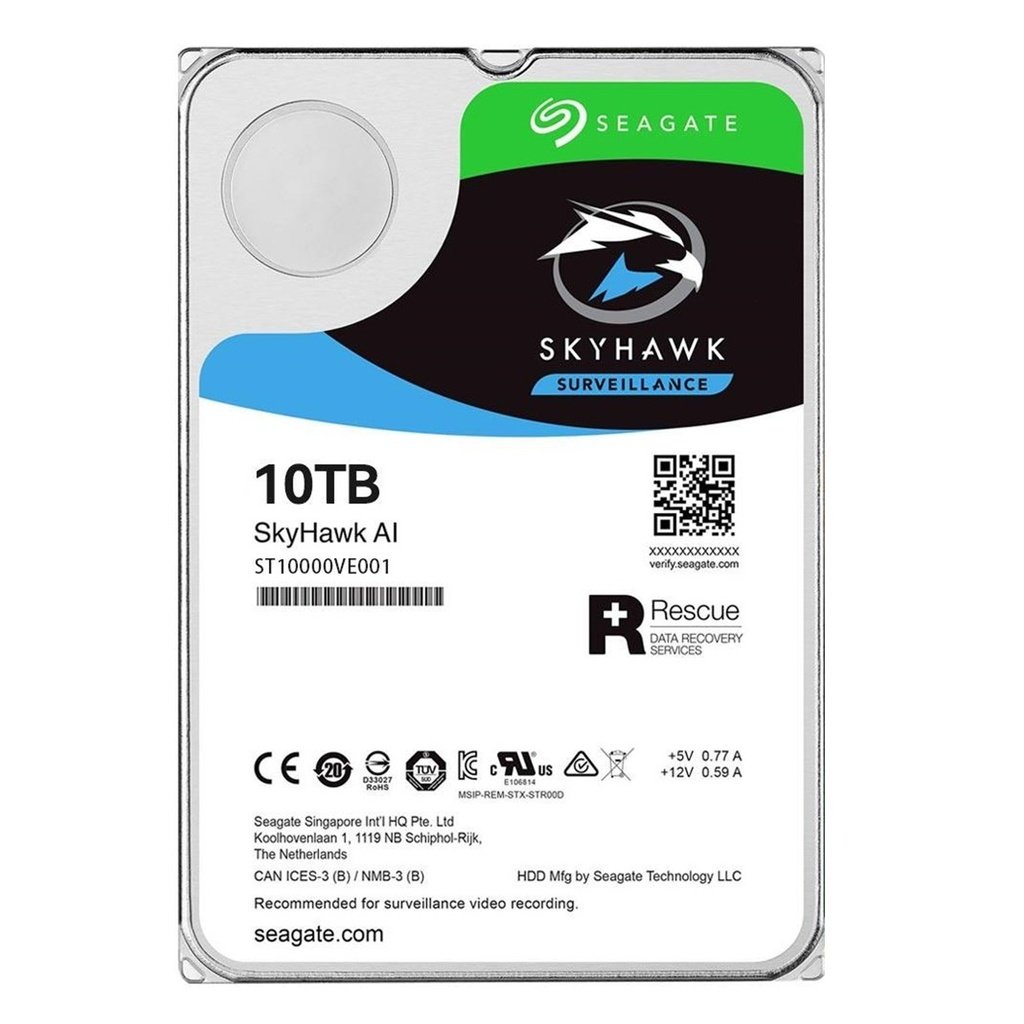 Imagen del Producto: [ST10000VE001] DISCO DURO 10TB SKYHAWK AI SATA III 7200 RPM CACHE 256MB 3.5" VIDEOVIGILANCIA en Area Electric