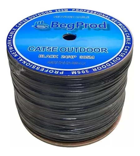 Imagen del Producto: CABLE UTP CAT5 305M 70/30 PARA EXTERIOR BEGPROD en Area Electric