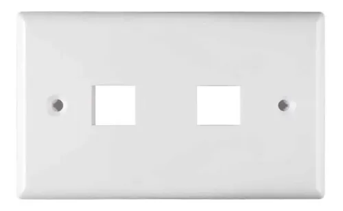 Imagen del Producto: FACE PLATE 2 ORIFICIOS en Area Electric