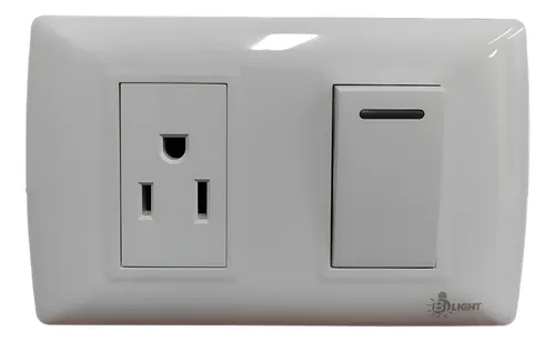 Imagen del Producto: INTERRUPTOR + TOMA BLANCO VENCOLUC en Area Electric