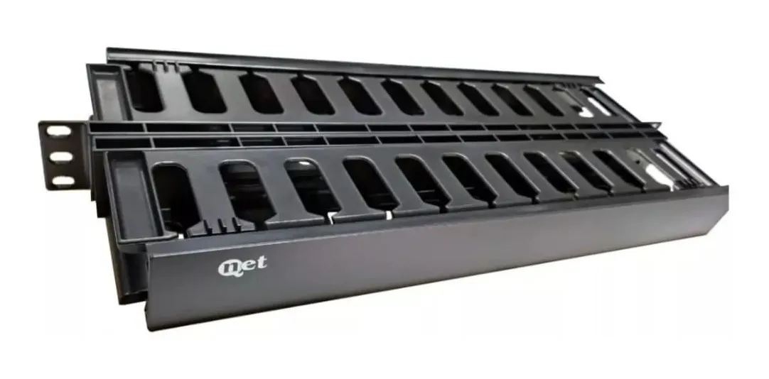 Imagen del Producto: ORGANIZADOR HORIZONTAL 1RU FRONT BACK QNET en Area Electric