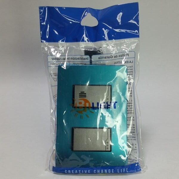 Imagen del Producto: APAGADOR DOBLE GRIS BJ en Area Electric