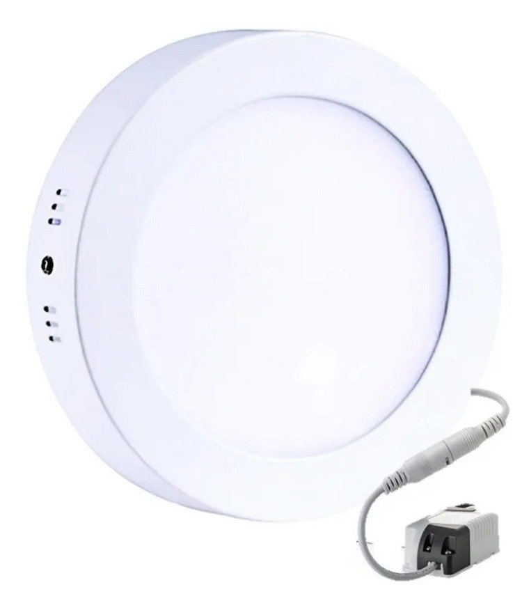 Imagen del Producto: PANEL LED REDONDO SUPERFICIAL 18W/8"/85V-265V/50HZ Y 60HZ/ 6500K ASTORVEN en Area Electric