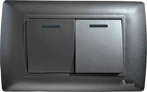 Imagen del Producto: INTERRUPTOR DOUBLE PLATEADA 36MM 3 WAY BJ en Area Electric