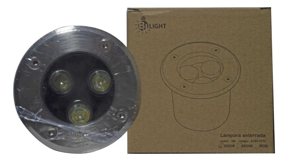 Imagen del Producto: LAMPARA DE PISO BJ AC85-277V80MM 3W CALIDA en Area Electric