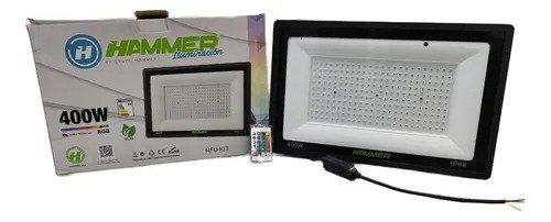 Imagen del Producto: REFLECTOR RGB+WHITE HAMMER 400W 85-277V CONTROL INCLUIDO en Area Electric