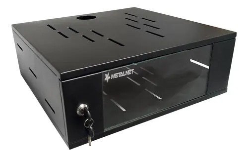 Imagen del Producto: RACK GABINETE CERRADO VENTILADO ESPECIAL PARA DVR (14.5X40X40) CM COLOR NEGRO METALNET en Area Electric