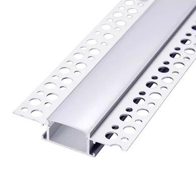 Imagen del Producto: PERFIL ALUMINIO EMPOTRABLE DRYWALL 20X10MM 3 METROS AA en Area Electric