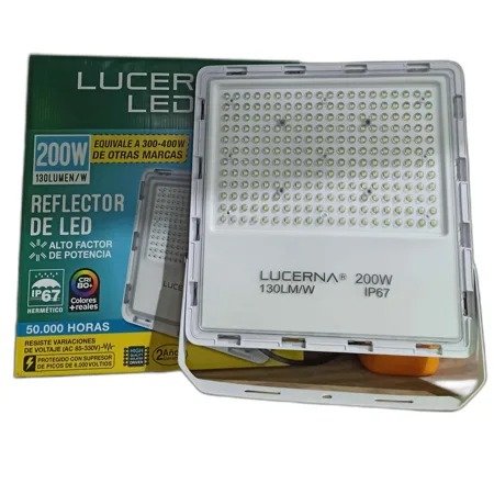 Imagen del Producto: REFLECTOR LED 200W 85-330V 6500K IP67 120 LM/W LUCERNA en Area Electric