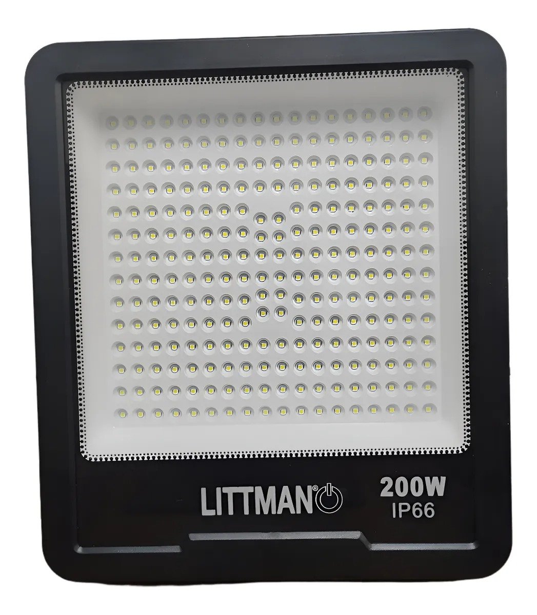 Imagen del Producto: REFLECTOR LED 200W IP66 6500K CON FOTOCELDA LITTMAN en Area Electric