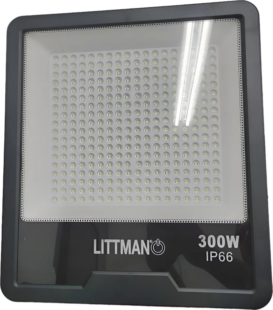 Imagen del Producto: REFLECTOR LED 300W IP66 6500K CON FOTOCELDA LITTMAN en Area Electric