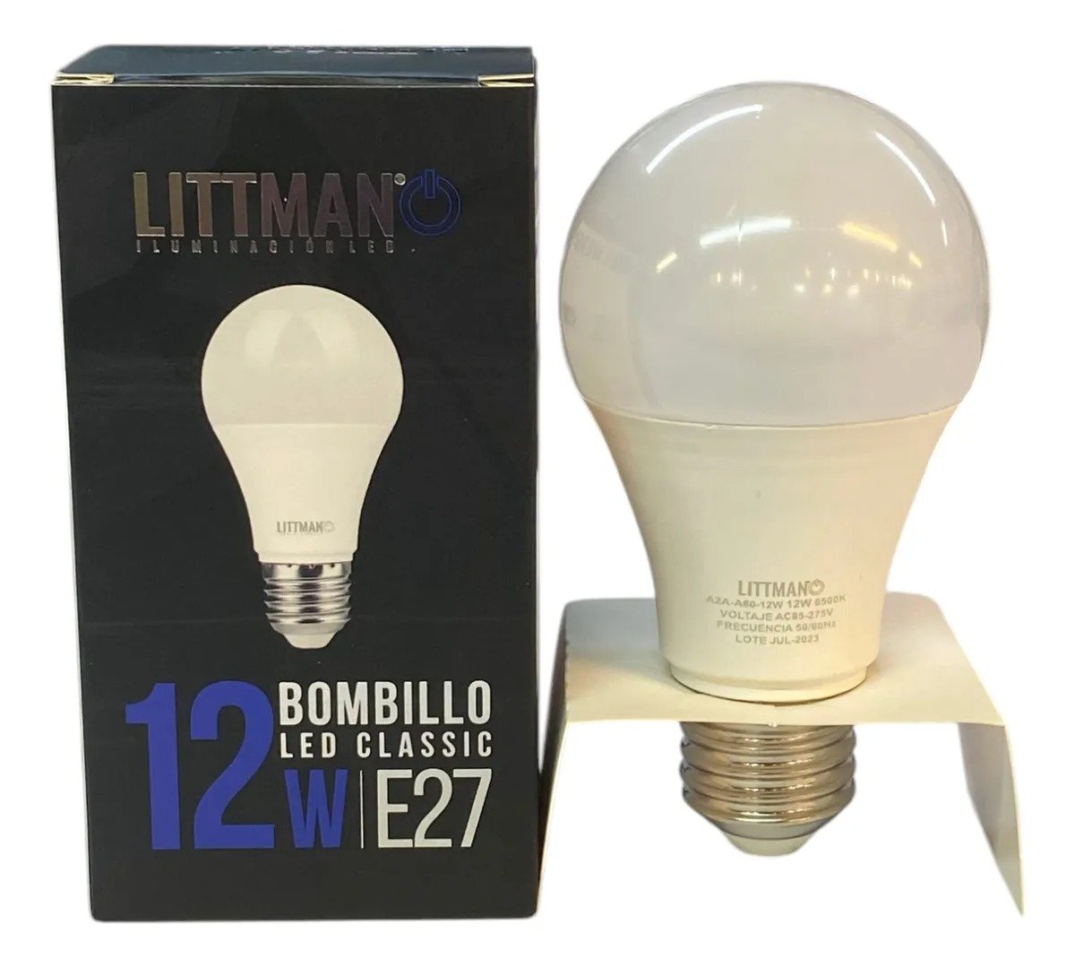 Imagen del Producto: BOMBILLO LED 12W E27 6500K LITTMAN en Area Electric