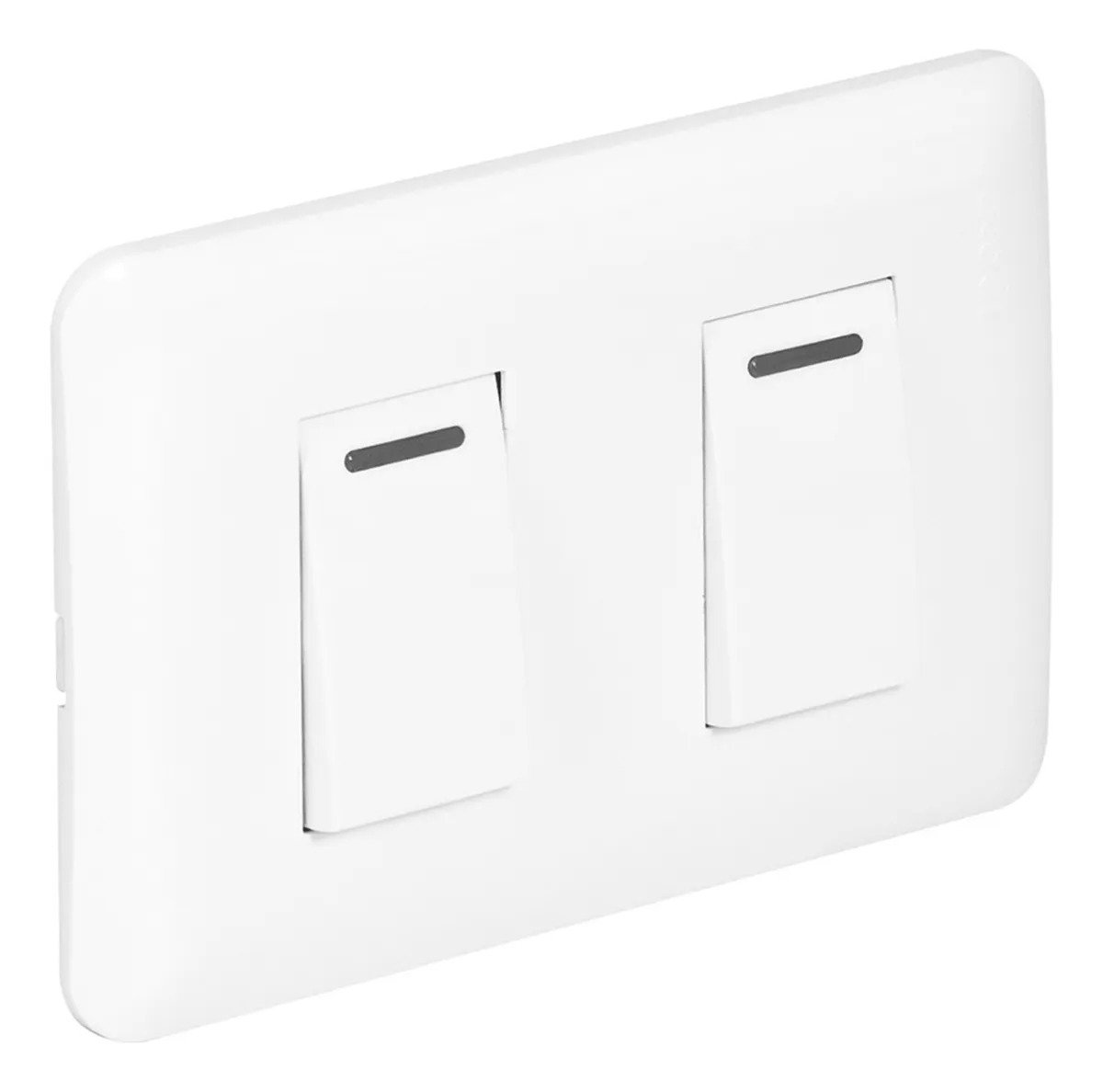 Imagen del Producto: INTERRUPTOR DOBLE CLASICO BLANCO - IGOTO en Area Electric