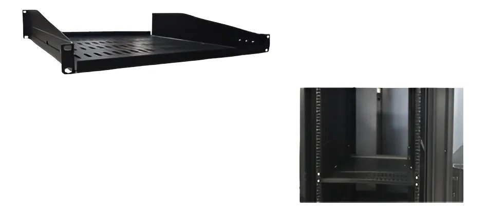 Imagen del Producto: BANDEJA VENTILADA AJUSTABLE 19"X31" 2 RMS QNET en Area Electric