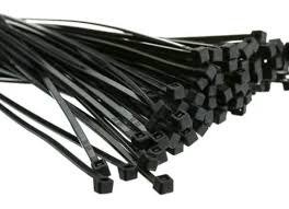 Imagen del Producto: TIRRAJE DE PLASTICO 250MMX4.5MM NEGRO PAQ. 50 UNIDADES AA en Area Electric