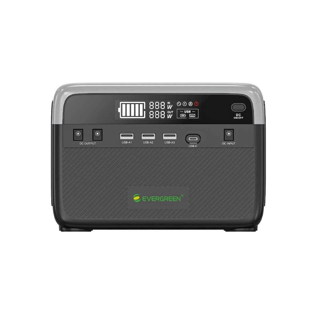 Imagen del Producto: POWER STATION PORTATIL PS300W - PANEL SOLAR Y 2 DC BOMBILLOS EVERGREEN en Area Electric