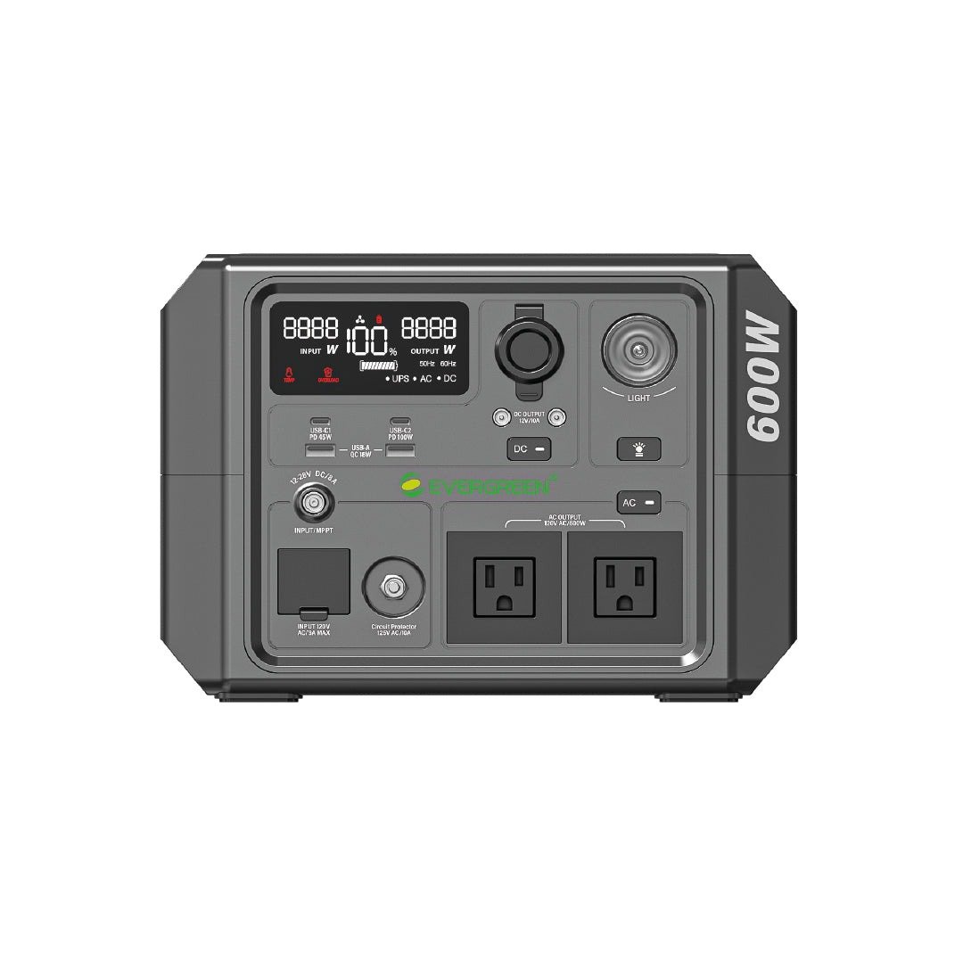 Imagen del Producto: POWER STATION PORTATIL PS600W EVERGREEN en Area Electric