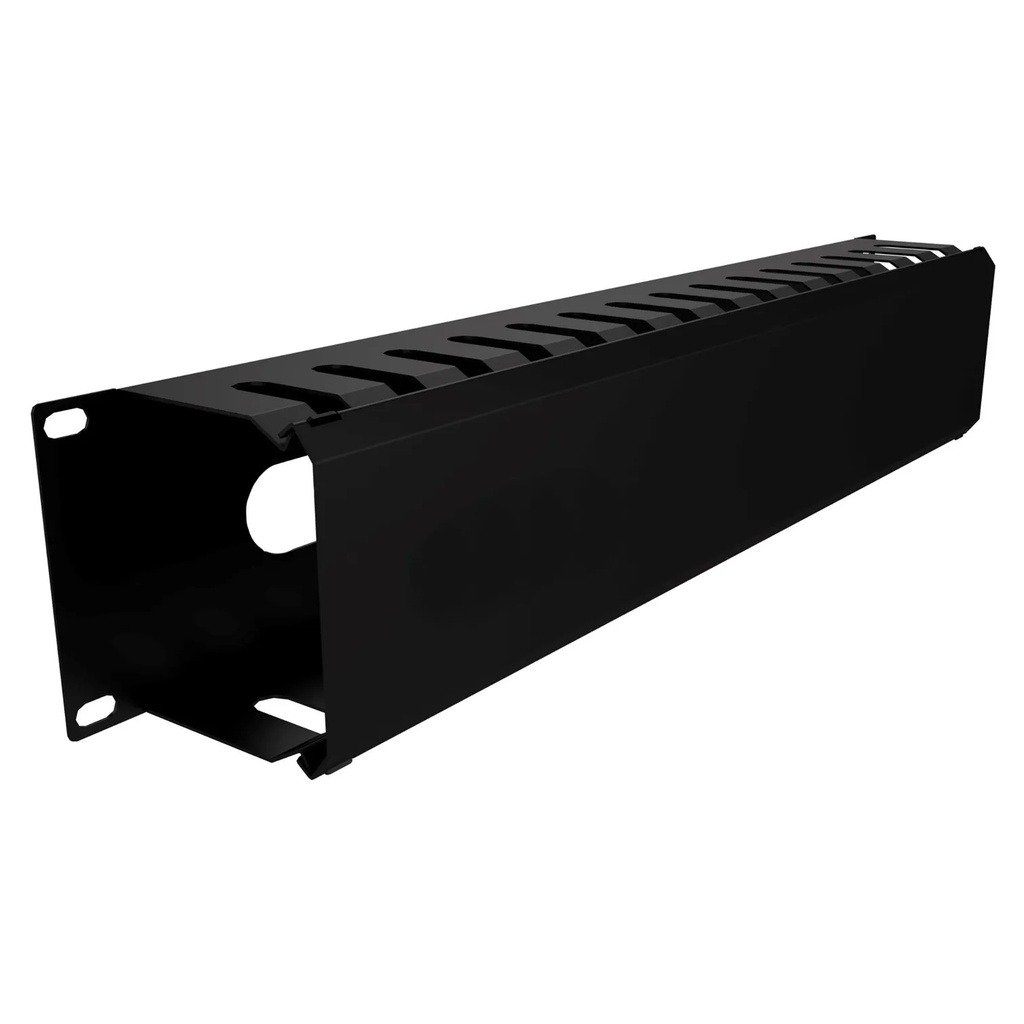 Imagen del Producto: ORGANIZADOR DE CABLES HORIZONTAL ONLINK 2U 19" METAL CON TORNILLOS Y TUERCAS en Area Electric