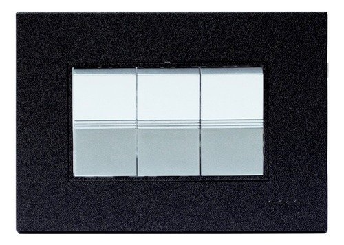 Imagen del Producto: INTERRUPTOR TRIPLE NEGRO - IGOTO en Area Electric