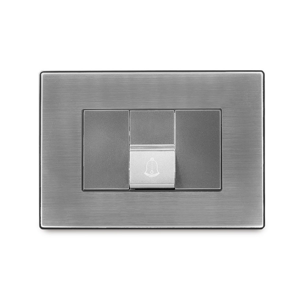 Imagen del Producto: INTERRUPTOR TIPO TIMBRE PLATA - IGOTO en Area Electric