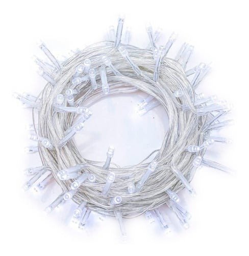 Imagen del Producto: LUCES DE NAVIDAD POR UNIDAD BLANCA CABLE TRANSPARENTE en Area Electric
