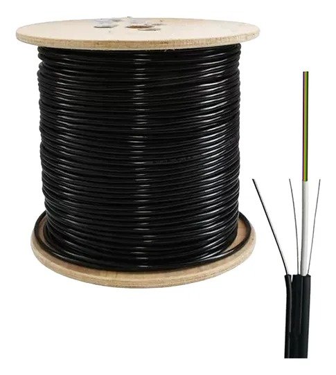 Imagen del Producto: CABLE FIBRA OPTICA DAHUA PLANO DROP 2 HILOS 2KM MODELO DH-GJYXFCH-2B6A2 en Area Electric