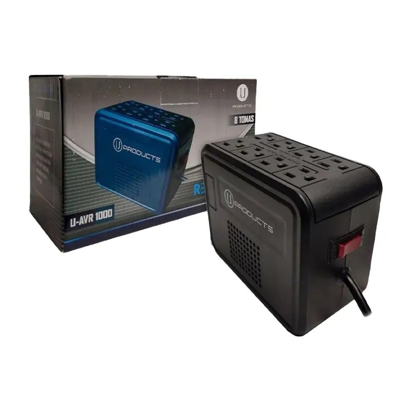 Imagen del Producto: REGULADOR DE CORRIENTE 1000VA 300W 8 TOMAS en Area Electric