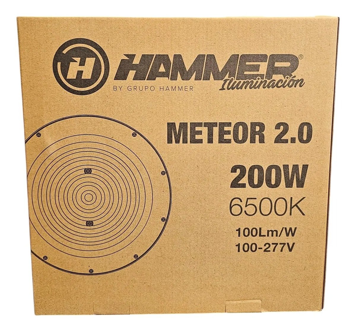 Imagen del Producto: LUMINARIA METEORO ALMACEN - 200W / 85-277V / 100LMW - ULTRADELGADA - 6500K - IP65 - HAMMER en Area Electric