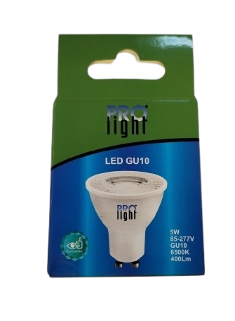 Imagen del Producto: BOMBILLO LED DICROICO GU10 5W 6500K 85-277V PROLIGHT en Area Electric