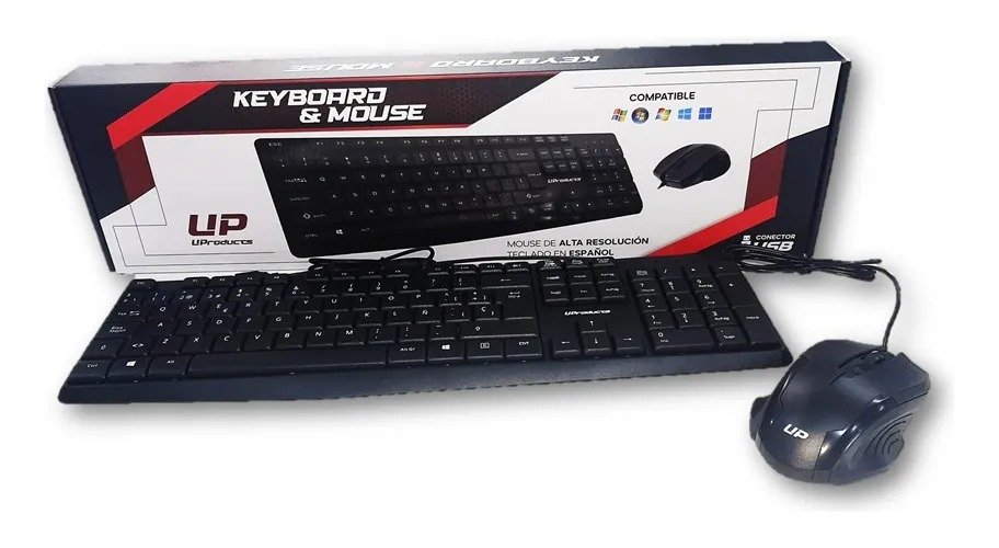 Imagen del Producto: COMBO TECLADO - MOUSE U PRODUCTS en Area Electric