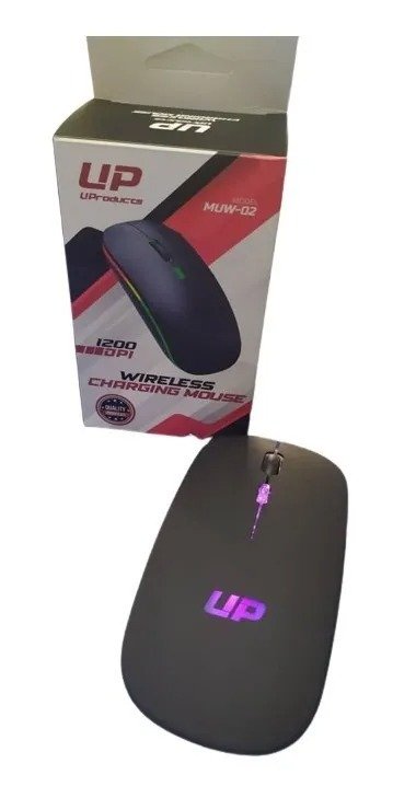 Imagen del Producto: MOUSE 3D 1200 DPI INALAMBRICO PUERTO USB U-M02W RECARGABLE U PRODUCTS en Area Electric
