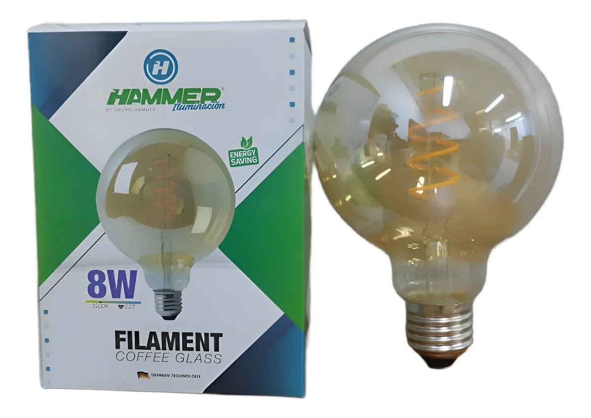 Imagen del Producto: FILAMENT BULB - TIPO GLOBO - 8W - 32K - G95 - E27 - 85/265V en Area Electric