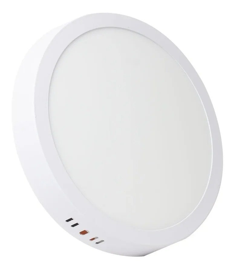 Imagen del Producto: PANEL SUPERFICIAL CIRCULAR LED HALF - 24W - 6500K - 85/265V - HAMMER en Area Electric