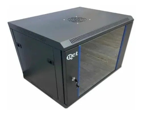 Imagen del Producto: RACK GABINETE DE PARED FIJO 9RU QNET 45 CM PROFUNDIDAD en Area Electric