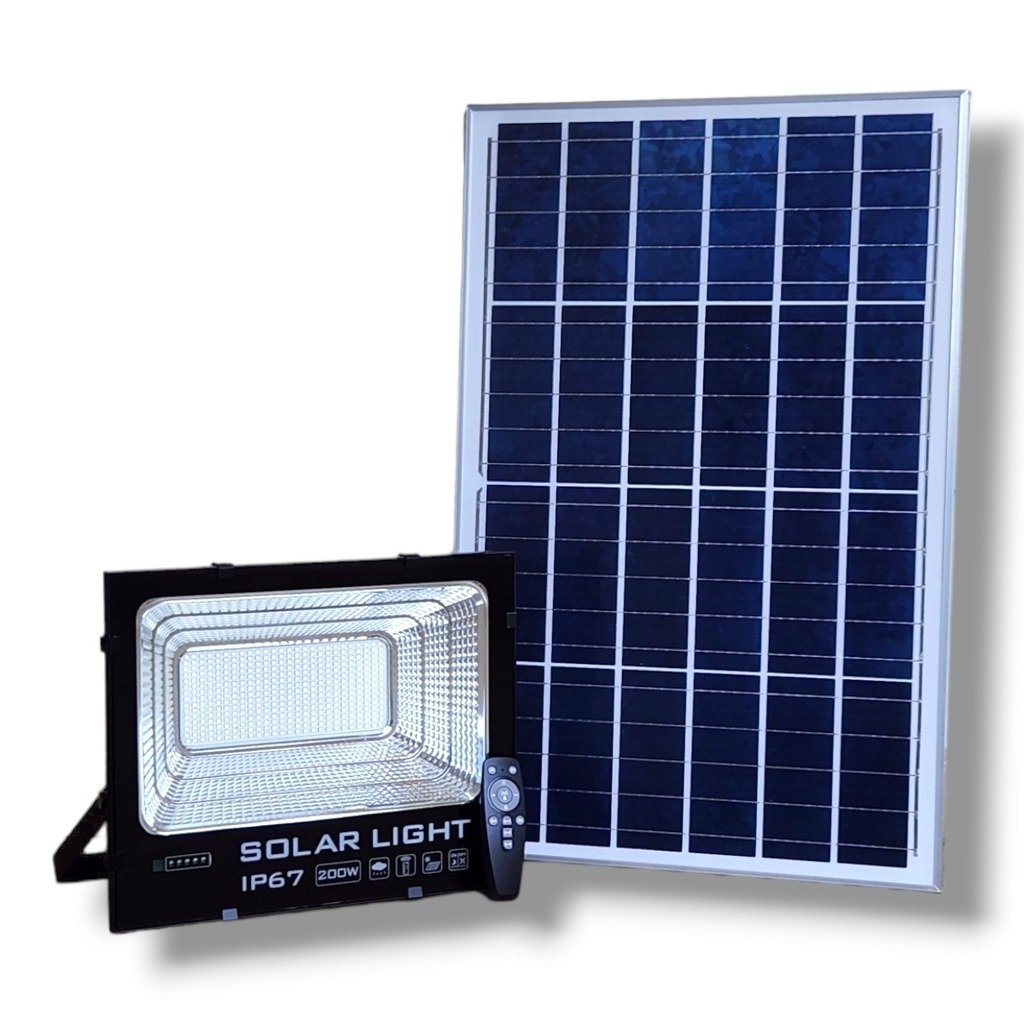 Imagen de Producto REFLECTOR LED SOLAR C/SENSOR DE MOVIMIENTO 200W ILUNVEN