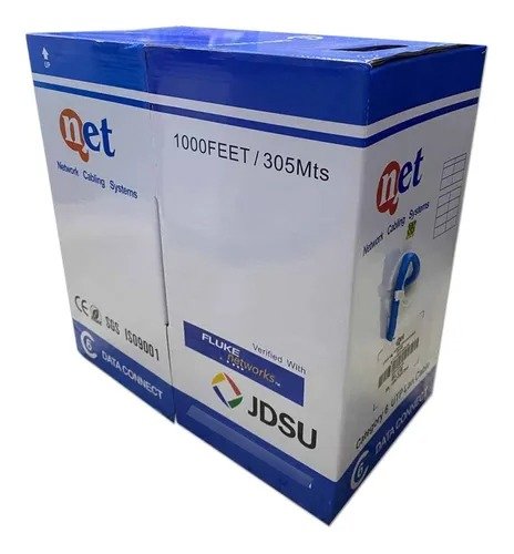 Imagen del Producto: CABLE CAT6 CCA AZUL 70/30 QNET en Area Electric