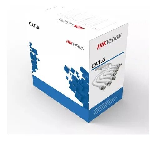 Imagen del Producto: BOBINA CAT6 100% COBRE COLOR BLANCO HIKVISION 305M en Area Electric