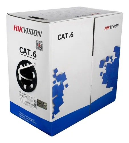 Imagen de Producto CABLE UTP CAT 6 100% COBRE INTERIOR BLANCO HIKVISION 305 MTS