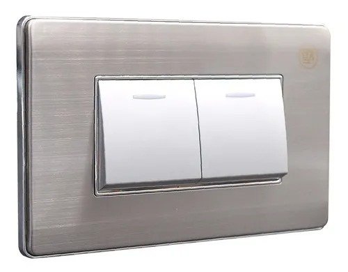 Imagen del Producto: INTERRUPTOR DOBLE CROMADO  3WAY 10AMP BJ en Area Electric