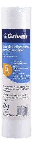 Imagen del Producto: CARTUCHO DE REPUESTO 5" C/GRAN ILUNVEN en Area Electric