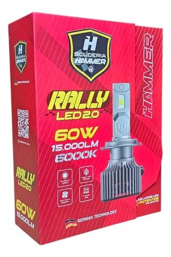 Imagen del Producto: RALLY LED 2.0 H1-6000K 60W 15.000 LM HAMMER AUTO en Area Electric